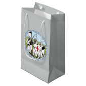 Medieval Knight Templar Klein Cadeauzakje (Voorkant Gekanteld)