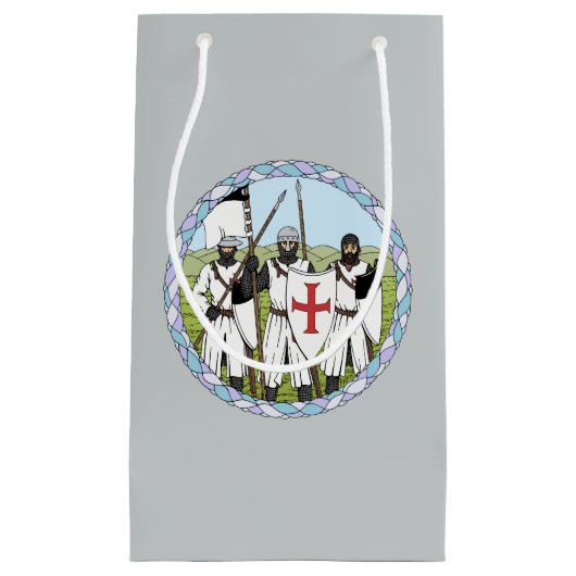 Medieval Knight Templar Klein Cadeauzakje (Voorkant)