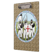 Medieval Knight Templar Klembord (Links)