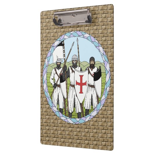 Medieval Knight Templar Klembord (Links)