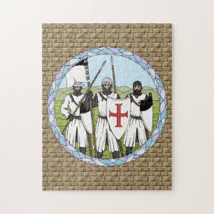 Medieval Knight Templar Legpuzzel