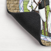 Medieval Knight Templar Muismat (Hoek)