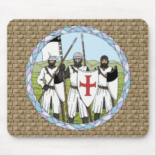 Medieval Knight Templar Muismat