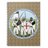 Medieval Knight Templar Notitieboek (Voorkant)