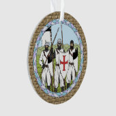 Medieval Knight Templar Ornament (voorkant)