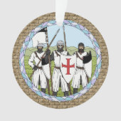 Medieval Knight Templar Ornament (voorkant)