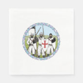 Medieval Knight Templar Servet (Voorkant)