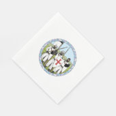 Medieval Knight Templar Servet (Hoek)