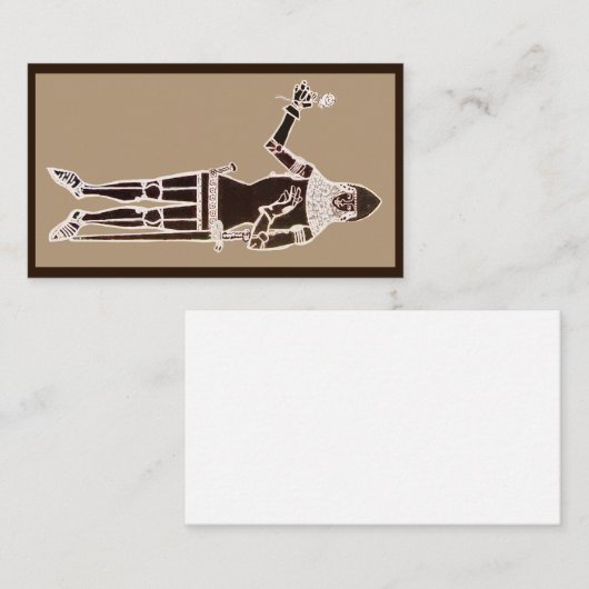 Medieval Knight visitekaartje (Voorkant / Achterkant)