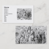 Medieval Knight Visitekaartje (Voorkant / Achterkant)