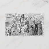Medieval Knight Visitekaartje (Achterkant)