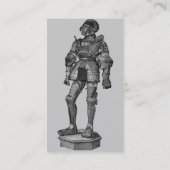 Medieval Knight Visitekaartje (Achterkant)