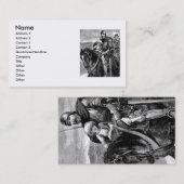 Medieval Knight Visitekaartje (Voorkant / Achterkant)