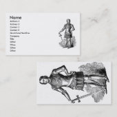 Medieval Knight Visitekaartje (Voorkant / Achterkant)