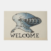 Medieval Knight, voeg tekst Doormat toe Deurmat (Voorkant)