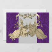 Medieval Knight Wedding Invitations Kaart (Voorkant)