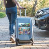 MEDIEVAL KNIGHTS HORSEBACK, KNIGHT, DEVIL, TEMPTAT STICKER (Koffer Insitu)