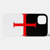 Medieval Knights Templar Cross Flag Case-Mate iPhone Case (Achterkant (horizontaal))