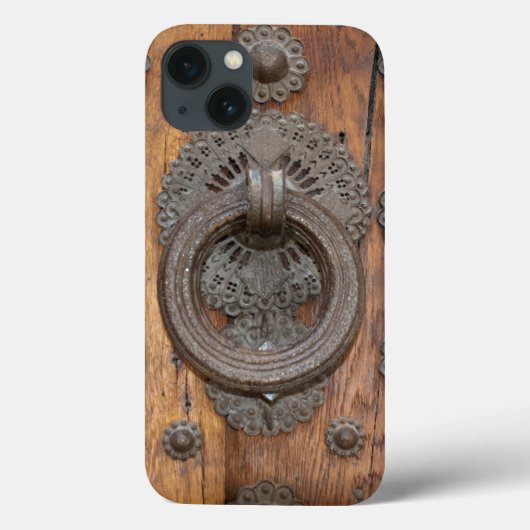 Medieval Knocker op oude Spaanse houten deur Case-Mate iPhone Case (Achterkant)