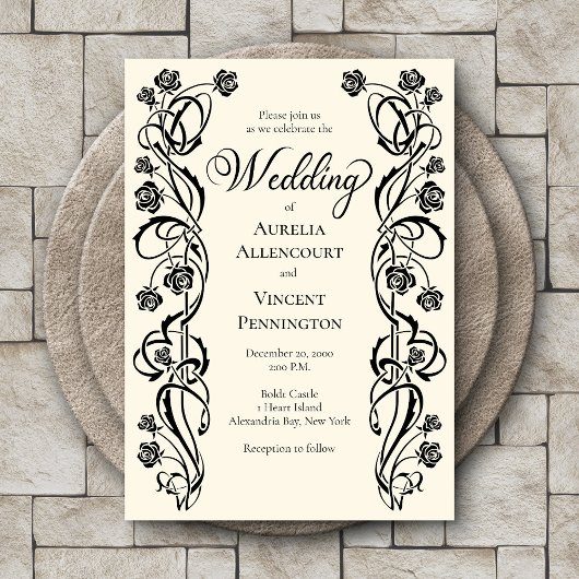 Medieval koninklijk Roos Zwemhuwelijk Kaart