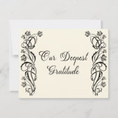 Medieval koninklijke Rozen Weddenschap Hartelijk d Bedankkaart (Voorkant)