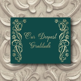 Medieval koninklijke Rozen Weddenschap Hartelijk d Bedankkaart