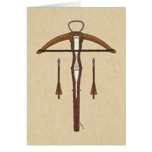 Medieval Krossbow met bouten (Voorkant)