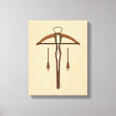 Medieval Krossbow met bouten Canvas Afdruk (Voorkant)