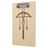 Medieval Krossbow met bouten Klembord (Links)