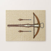 Medieval Krossbow met bouten Legpuzzel (Horizontaal)