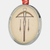 Medieval Krossbow met bouten Metalen Ornament (Links)