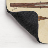Medieval Krossbow met bouten Muismat (Hoek)