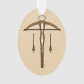 Medieval Krossbow met bouten Ornament (voorkant)