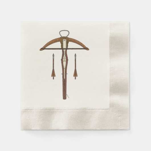 Medieval Krossbow met bouten Servet (Voorkant)