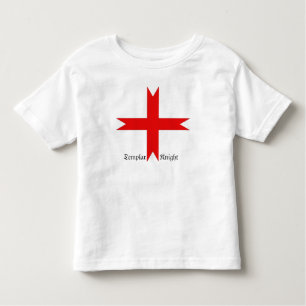 Medieval Kruis van de Knachten Templar Kinder Shirts