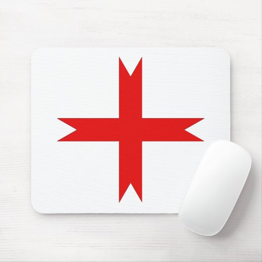 Medieval Kruis van de Knachten Templar Muismat (Met muis)