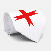 Medieval Kruis van de Knachten Templar Stropdas (Opgerold)