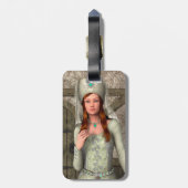 Medieval Lady Bagagelabel (Achterkant verticaal)