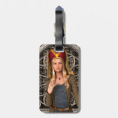 Medieval Lady Bagagelabel (Achterkant verticaal)
