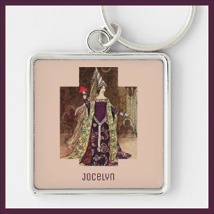 Medieval Lady Beige Sleutelhanger