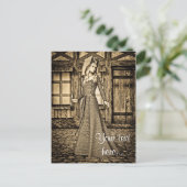 Medieval Lady Briefkaart (Staand voorkant)
