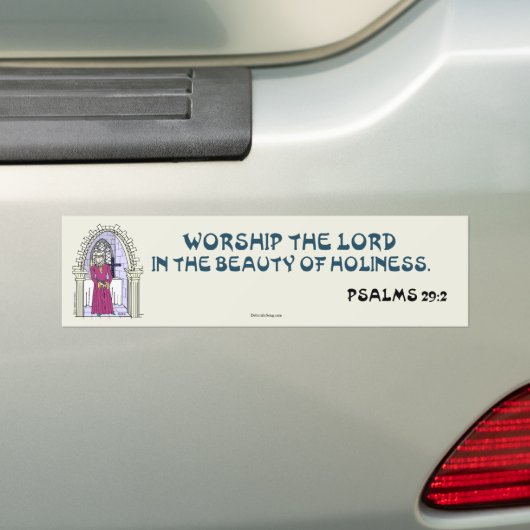 MEDIEVAL LADY BUMPERSTICKER 11 (Op auto)