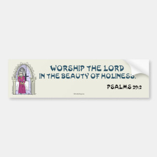MEDIEVAL LADY BUMPERSTICKER 11