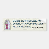 MEDIEVAL LADY BUMPERSTICKER 18 (Voorkant)