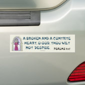 MEDIEVAL LADY BUMPERSTICKER 20 (Op auto)