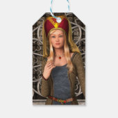 Medieval Lady Cadeaulabel (Achterkant)