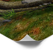 Medieval Lady Fantasy Art Forest Poster (Hoek)