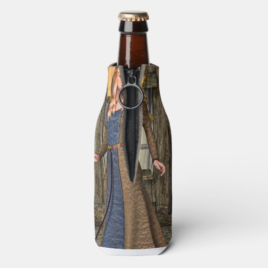 Medieval Lady Flesjeskoeler (Fles Achterkant)