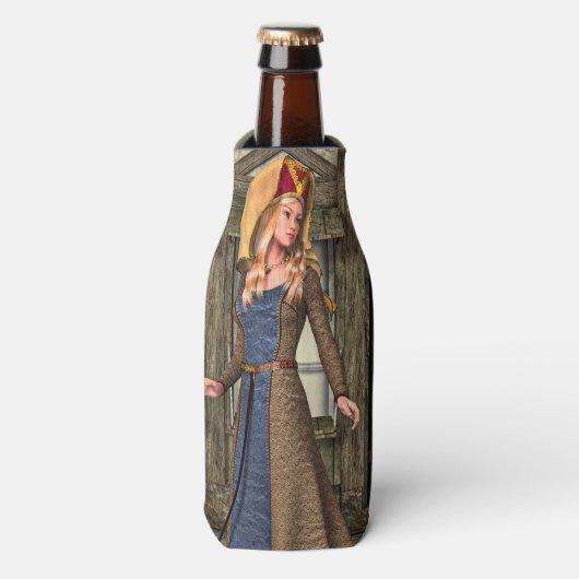 Medieval Lady Flesjeskoeler (Fles Voorkant)