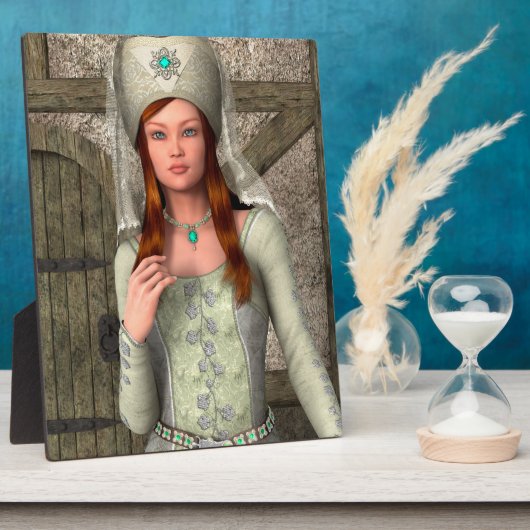 Medieval Lady Fotoplaat (Zijkant)